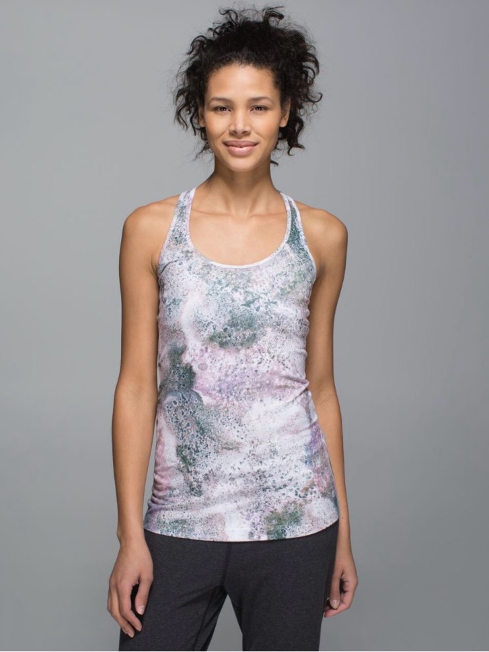 lululemon Cool Racerback CRB Tank Sugar Crush Multi Pink Size 10